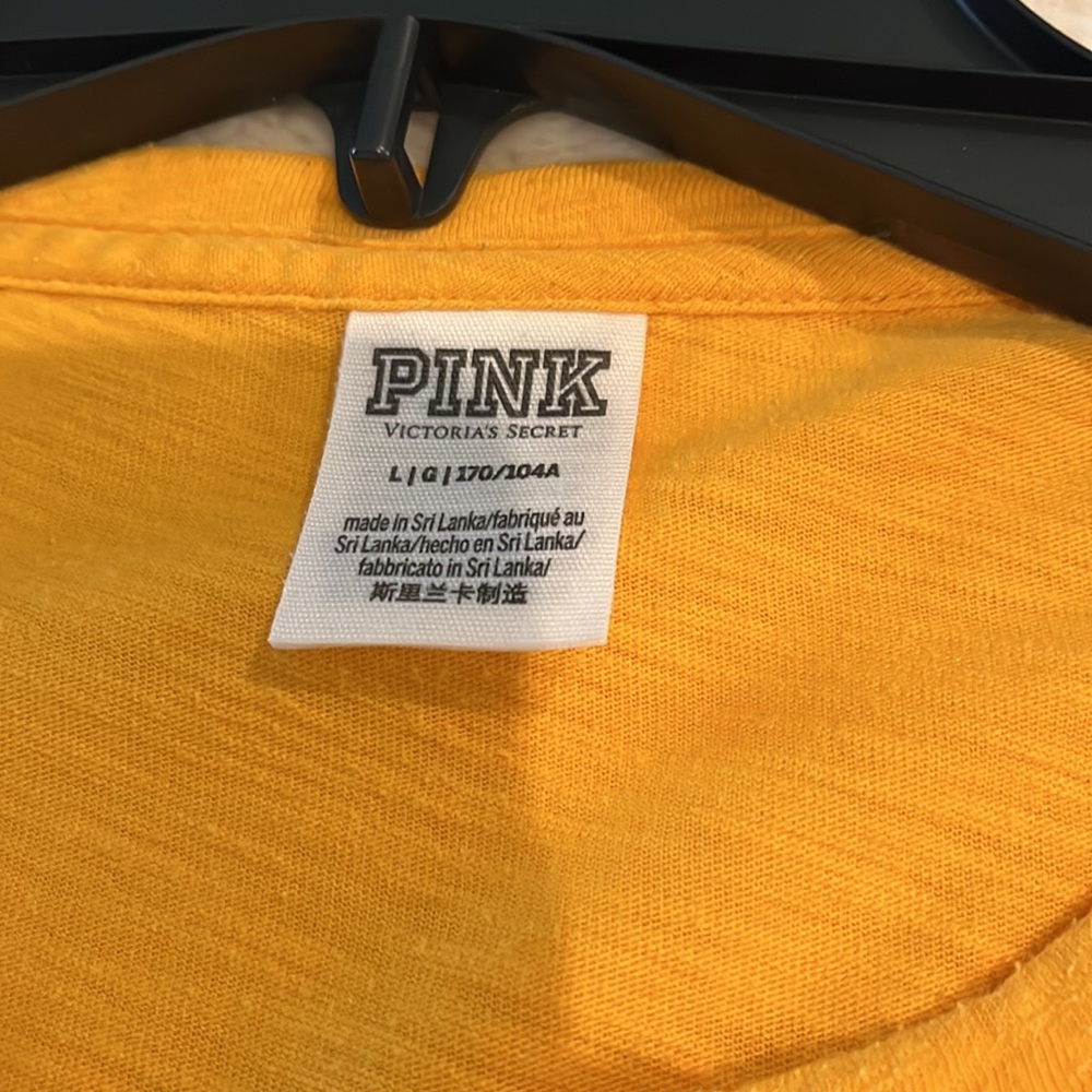 Pink Victoria Secret Long Sleeve Tee View 3